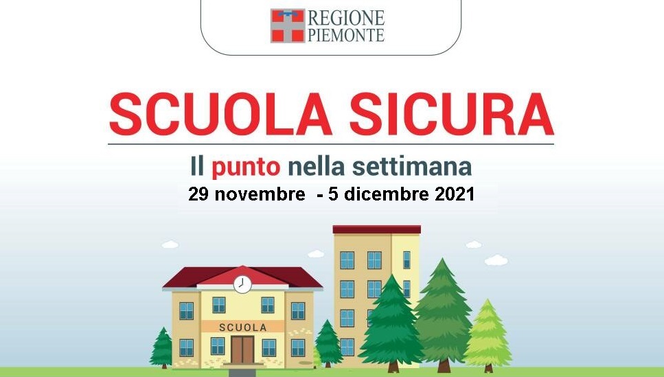 Scuola Sicura: monitoraggio della Regione Piemonte nelle scuole