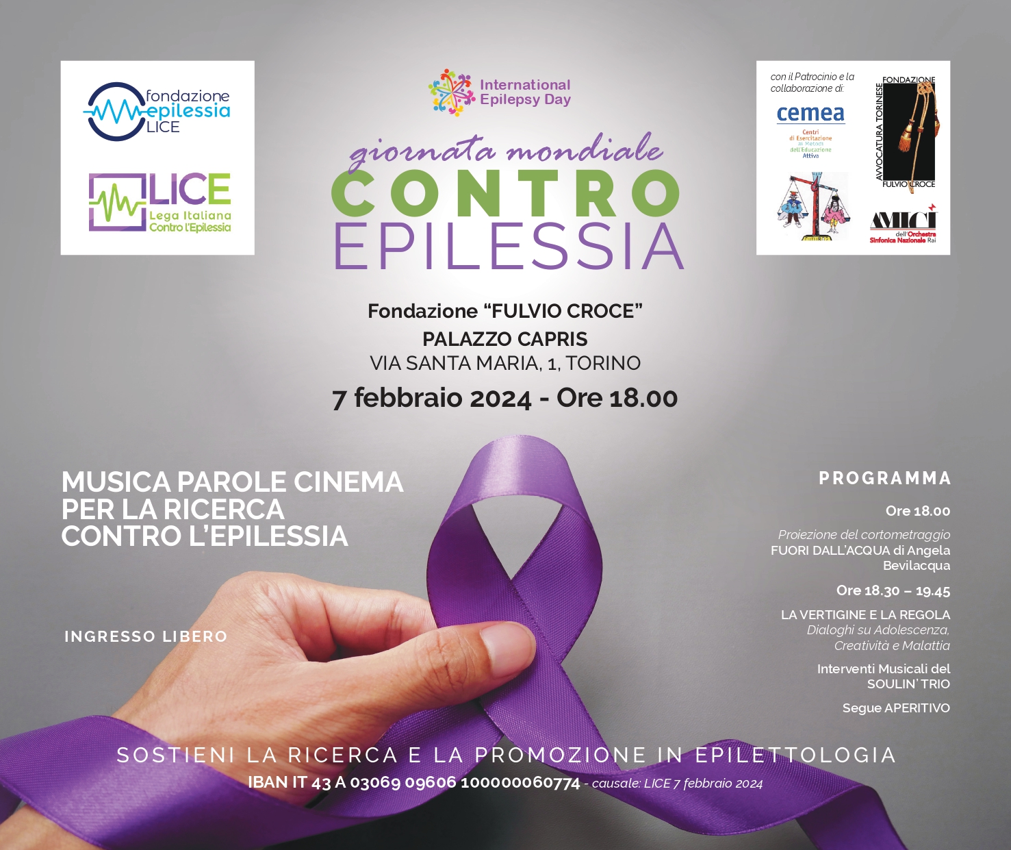 Giornata Mondiale contro l’Epilessia Azienda Sanitaria Locale "Città
